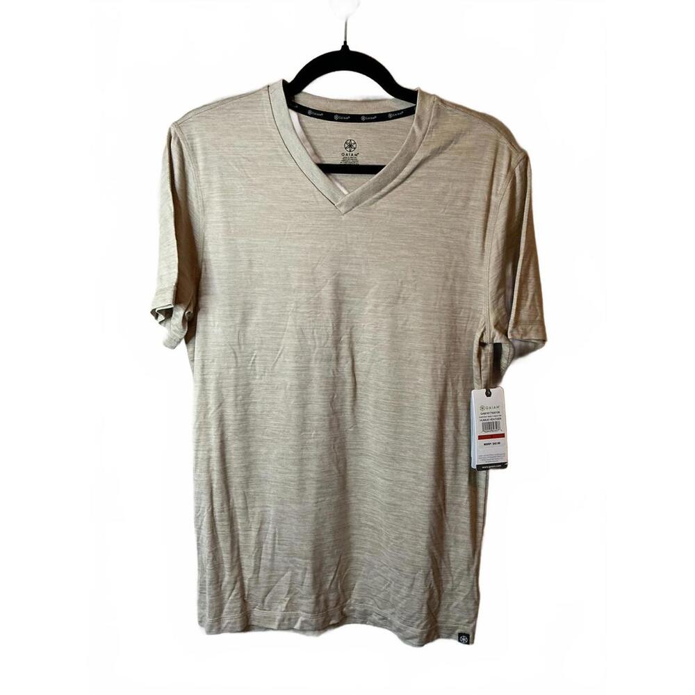Gaiam Everyday Basic V Neck Top - Picture 1 of 4